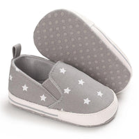 Baby Girls Slip Ons Star Casual Sneakers - PrettyKid