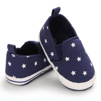 Baby Girls Slip Ons Star Casual Sneakers - PrettyKid