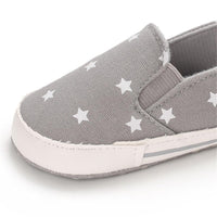 Baby Girls Slip Ons Star Casual Sneakers - PrettyKid