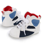Baby Boys Soft Lace Up Non-slip Sneakers - PrettyKid