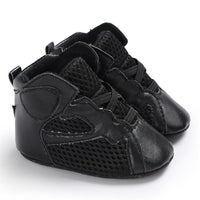 Baby Boys Soft Lace Up Non-slip Sneakers - PrettyKid