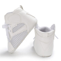 Baby Boys Soft Lace Up Non-slip Sneakers - PrettyKid