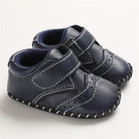 Baby Unisex Soft Non-Slip Magic Tape Flats Wholesale Baby Shoes Suppliers - PrettyKid