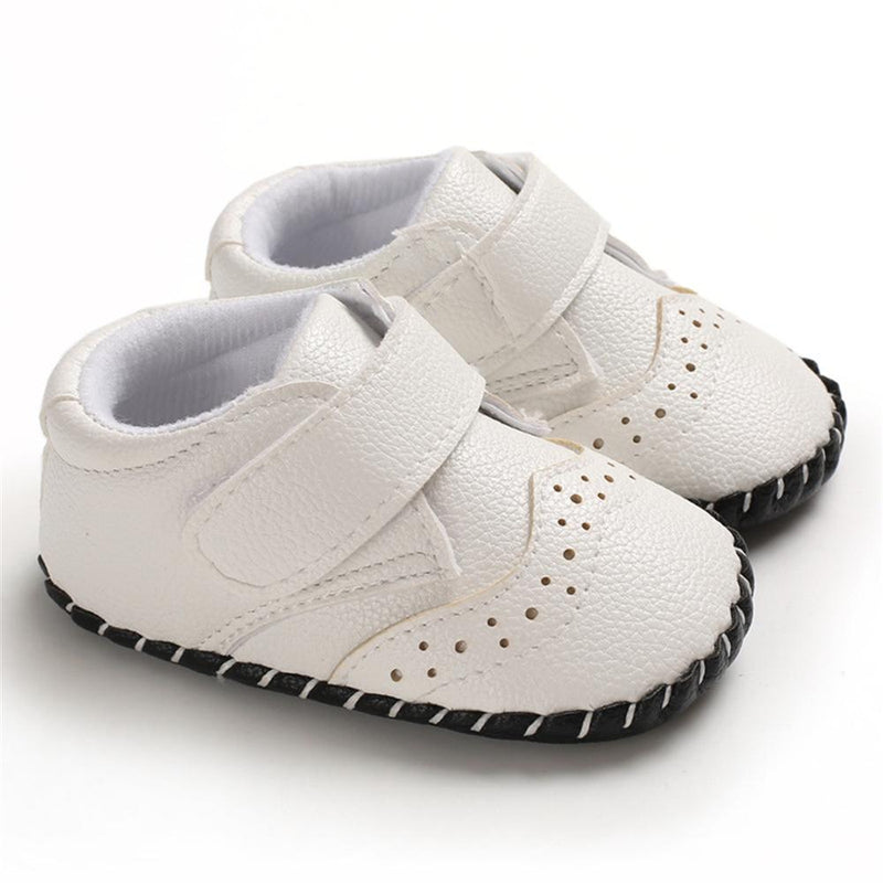Baby Unisex Soft Non-Slip Magic Tape Flats Wholesale Baby Shoes Suppliers - PrettyKid