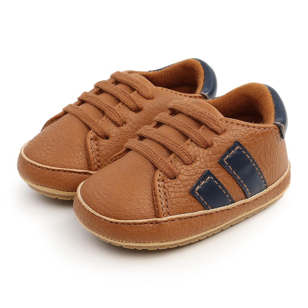 Baby Soft Soled Lace-up Casual Sneakers Wholesale Toddler Shoes - PrettyKid