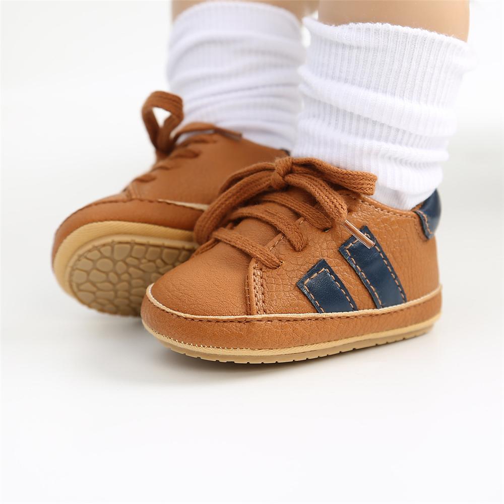 Baby Soft Soled Lace-up Casual Sneakers Wholesale Toddler Shoes - PrettyKid