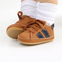 Baby Soft Soled Lace-up Casual Sneakers Wholesale Toddler Shoes - PrettyKid