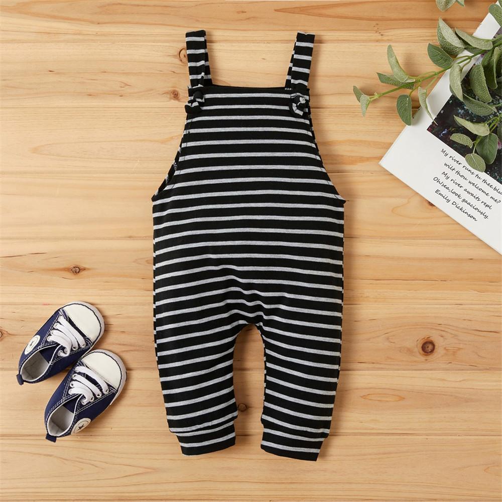 Baby Soft Striped Romper - PrettyKid