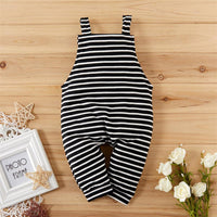 Baby Soft Striped Romper - PrettyKid