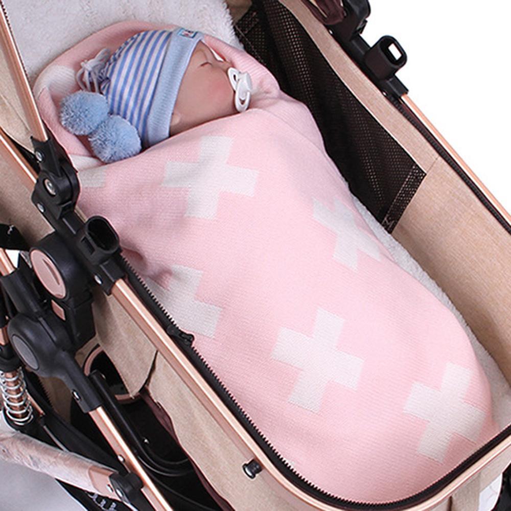 Baby Soft Stroller Cover Cross Wholesale Baby Blanket - PrettyKid