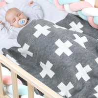 Baby Soft Stroller Cover Cross Wholesale Baby Blanket - PrettyKid