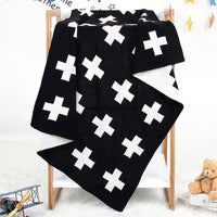 Baby Soft Stroller Cover Cross Wholesale Baby Blanket - PrettyKid