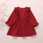 Toddler Girls Solid Button Long Sleeve Cotton Blouse Girl Wholesale - PrettyKid