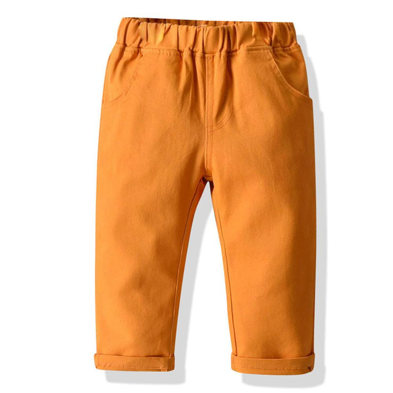 Toddler Boys Solid Casual Pants Children's Wholesale Boutique Clothing - PrettyKid