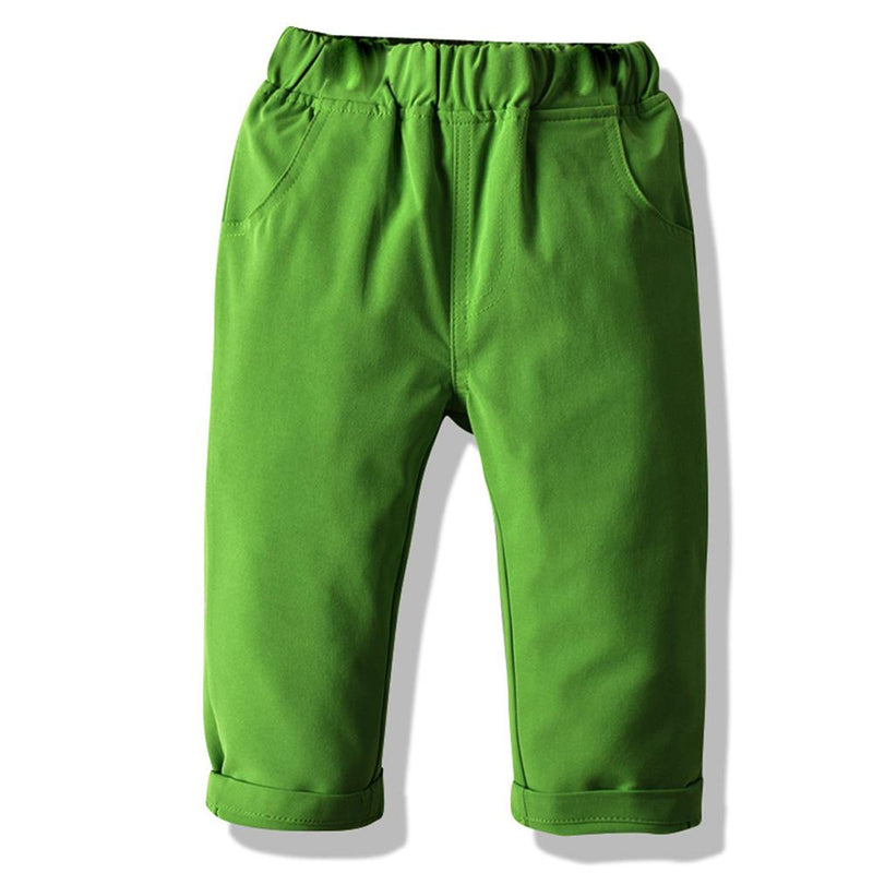 Toddler Boys Solid Casual Pants Children's Wholesale Boutique Clothing - PrettyKid