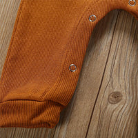 Baby Unisex Solid Color Button Romper Wholesale Baby Outfits - PrettyKid
