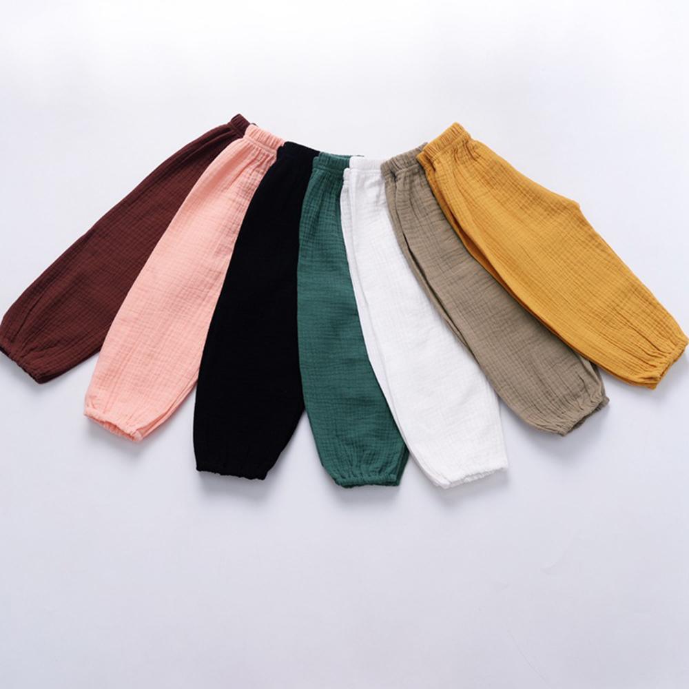 Unisex Solid Color Casual Harem Pants Bulk Childrens Clothing Suppliers - PrettyKid