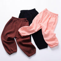 Unisex Solid Color Casual Harem Pants Bulk Childrens Clothing Suppliers - PrettyKid