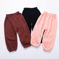Unisex Solid Color Casual Harem Pants Bulk Childrens Clothing Suppliers - PrettyKid