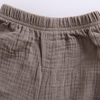 Unisex Solid Color Casual Harem Pants Bulk Childrens Clothing Suppliers - PrettyKid