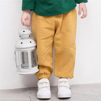 Unisex Solid Color Casual Harem Pants Bulk Childrens Clothing Suppliers - PrettyKid