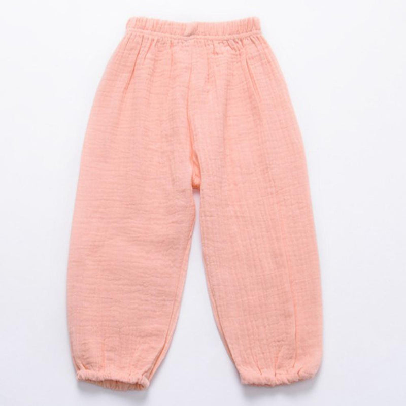 Unisex Solid Color Casual Harem Pants Bulk Childrens Clothing Suppliers - PrettyKid