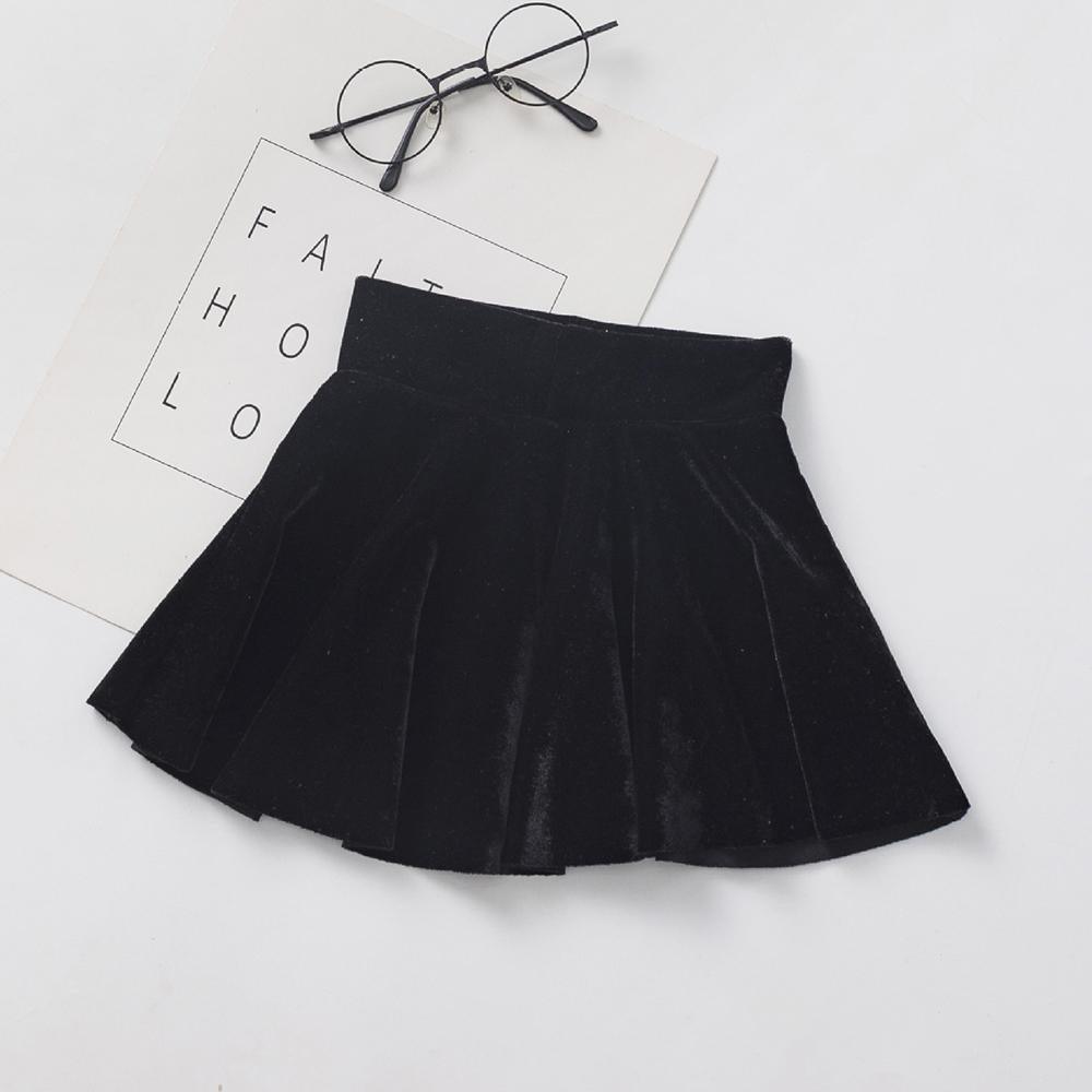 Girls Solid Color Casual Pleated Skirts Toddler Girl Wholesale Clothing - PrettyKid