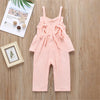 Girls Solid Color Casual Sling Jumpsuit Wholesale Baby Girl clothing - PrettyKid