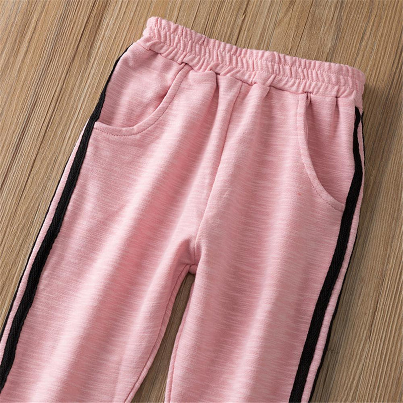 Baby Girls Solid Color Casual Trousers Wholesale Clothing Baby - PrettyKid