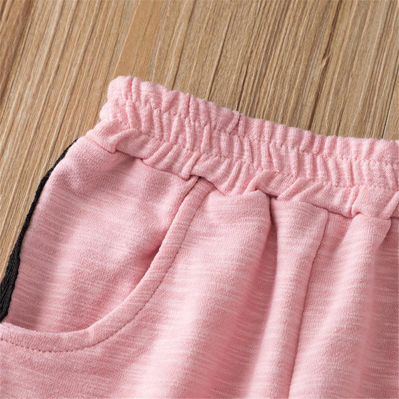 Baby Girls Solid Color Casual Trousers Wholesale Clothing Baby - PrettyKid