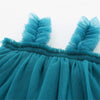 Girls Solid Color Cute Mesh Suspender Dress Girls Wholesale Dresses - PrettyKid