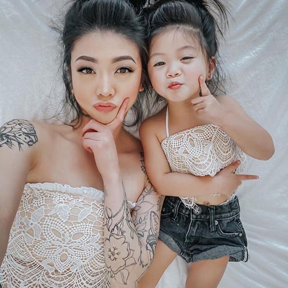 Girls Solid Color Lace Sling Top & Denim Shorts Baby Clothing Warehouse - PrettyKid