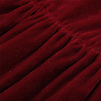 Girls Solid Color Lantern Sleeve Princess Dress Toddler Girl Wholesale Clothing - PrettyKid