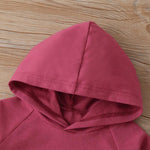 Baby Unisex Solid Color Long-sleeve Hooded Top & Pants Baby wear Wholesale - PrettyKid