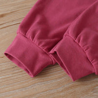 Baby Unisex Solid Color Long-sleeve Hooded Top & Pants Baby wear Wholesale - PrettyKid