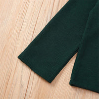 Girls Solid Color Long Sleeve T-shirt & Skirt Wholesale Girl Clothing - PrettyKid