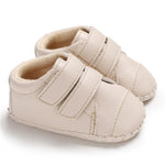 Baby Unisex Solid Color Magic Tape Flats Wholesale Infant Shoes - PrettyKid