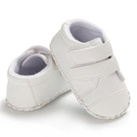 Baby Unisex Solid Color Magic Tape Flats Wholesale Infant Shoes - PrettyKid
