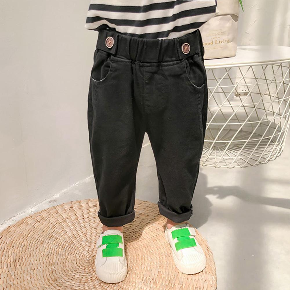 Boys Solid Color Pocket Casual Pants Wholesale Boys Clothing Suppliers - PrettyKid