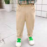 Boys Solid Color Pocket Casual Pants Wholesale Boys Clothing Suppliers - PrettyKid