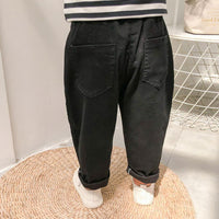 Boys Solid Color Pocket Casual Pants Wholesale Boys Clothing Suppliers - PrettyKid