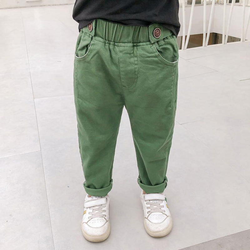 Boys Solid Color Pocket Casual Pants Wholesale Boys Clothing Suppliers - PrettyKid