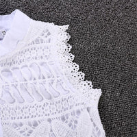 Girls Solid Color Sleeveless Lace Button Top & Tulle Skirt Toddler Girls Wholesale - PrettyKid