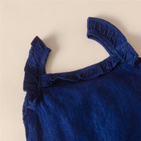 Baby Unisex Solid Color Sleeveless Romper Wholesale Baby Outfits - PrettyKid