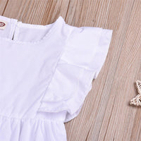 Girls Solid Color Sleeveless Top & Pearl Jeans Toddler Girls Wholesale - PrettyKid