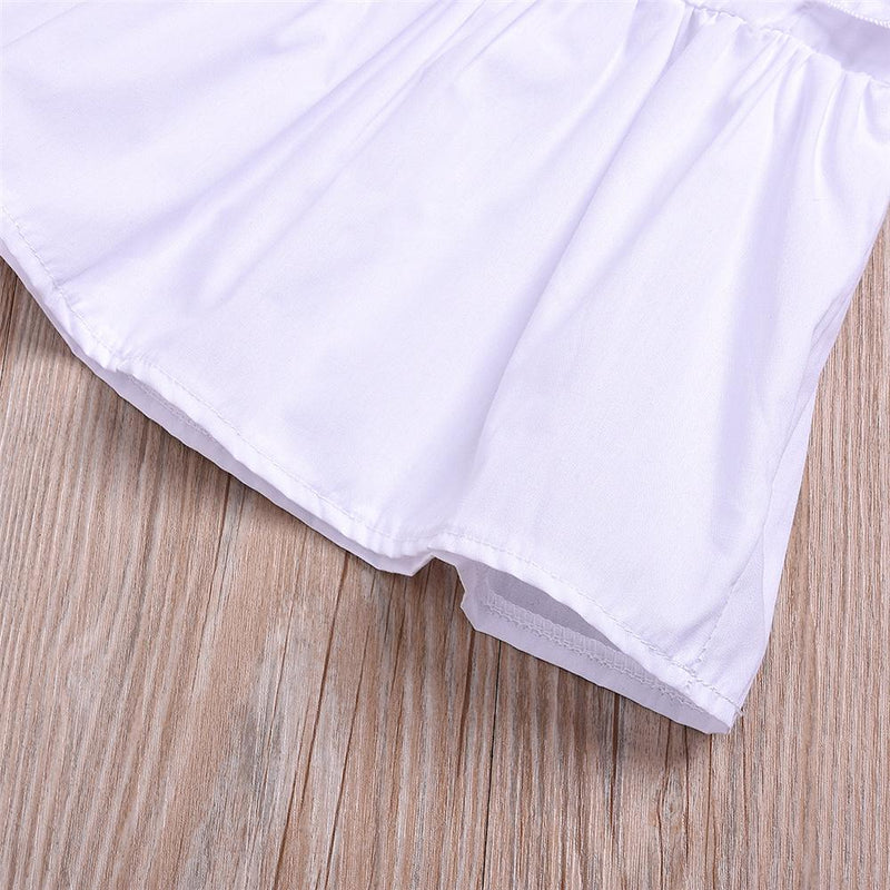 Girls Solid Color Sleeveless Top & Pearl Jeans Toddler Girls Wholesale - PrettyKid