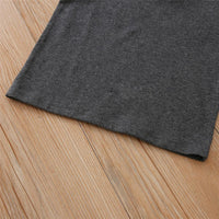 Boys Solid Color Sleeveless Top & Suspender Dress Baby clothes Cheap Wholesale - PrettyKid