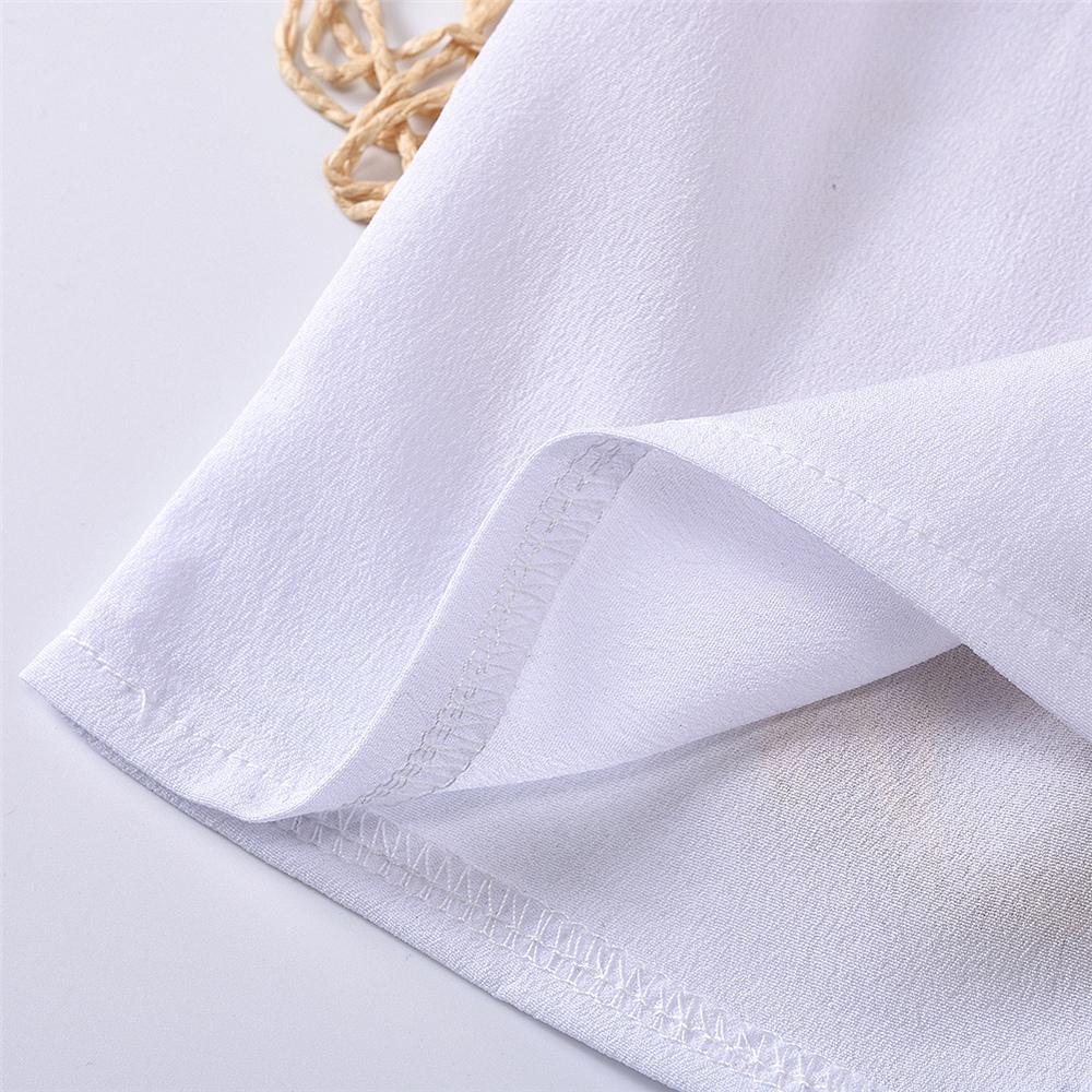 Girls Solid Color Tie Neck Top & Trousers Wholesale Girls Boutique clothes - PrettyKid