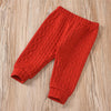 Unisex Solid Color Twist Long Sleeve Top & Pants Kids Wholesale Clothing - PrettyKid