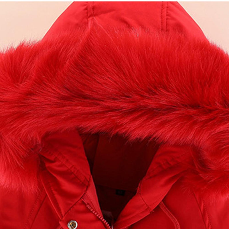 Unisex Solid Color Winter Furry Hoodie Long Sleeve Coat & Pants Kids Wholesale Clothing - PrettyKid